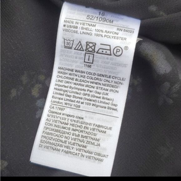 NEW 16 BANANA REPUBLIC RUFFLE WRAP BLACK BLUE GREEN flower Floral Mini Skirt NWT - Picture 9 of 12